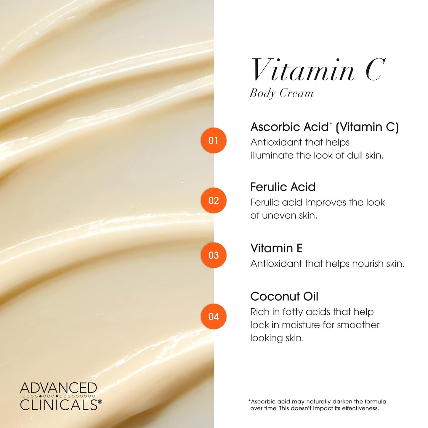 Advanced Clinicals Vitamin C Advanced Brightening Cream 5