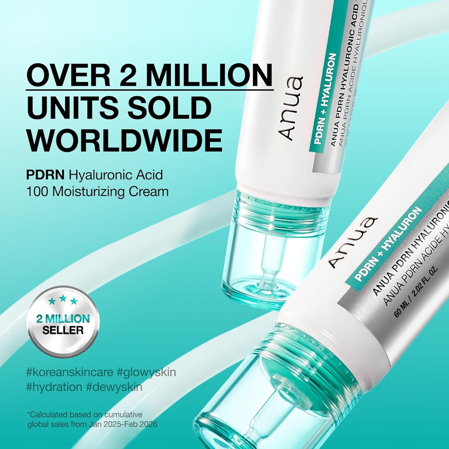 PDRN Hyaluronic Acid 100 Moisturizing Cream - 60ml