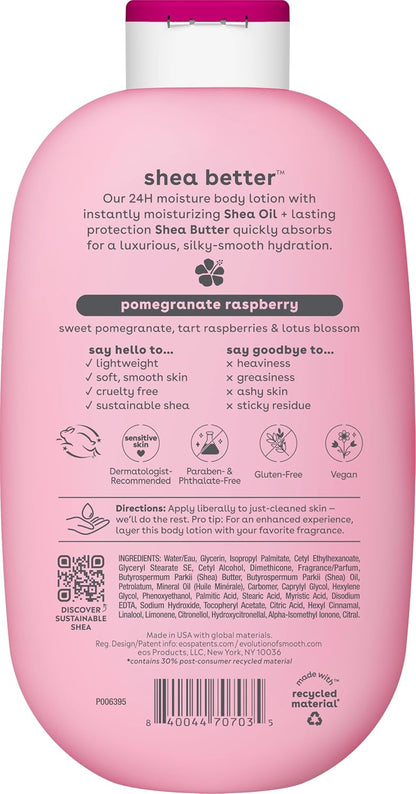 EOS - 24H Moisture Body Lotion, Pomegranate Raspberry,(473 ml)