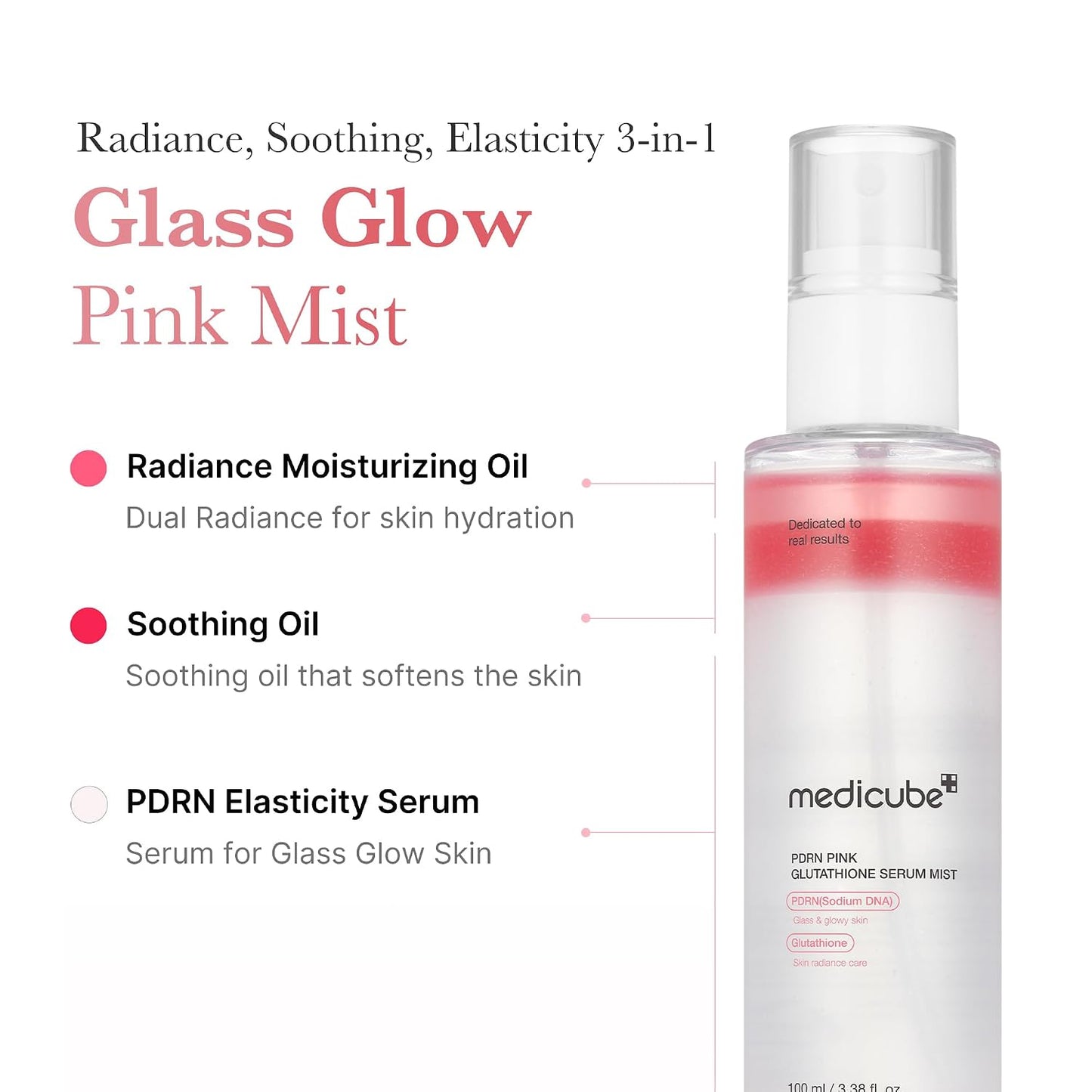 Medicube PDRN Pink Glutathione Serum Mist 100ml