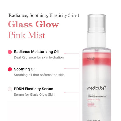 Medicube PDRN Pink Glutathione Serum Mist 100ml