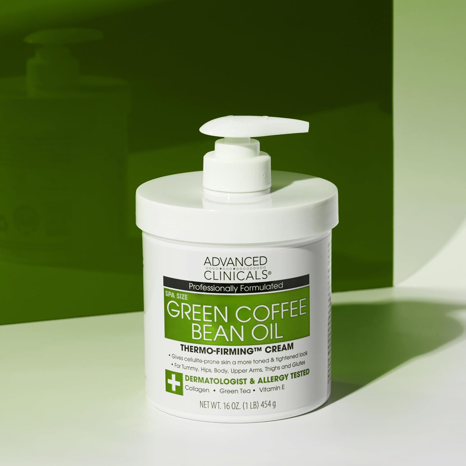 Advanced Clinicals Green Coffee Bean Oil Thermo-Firming Cream 8