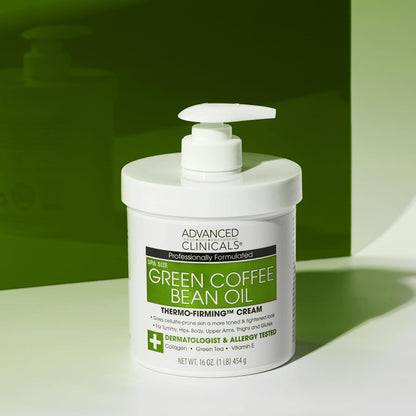 Advanced Clinicals Green Coffee Bean Oil Thermo-Firming Cream 8