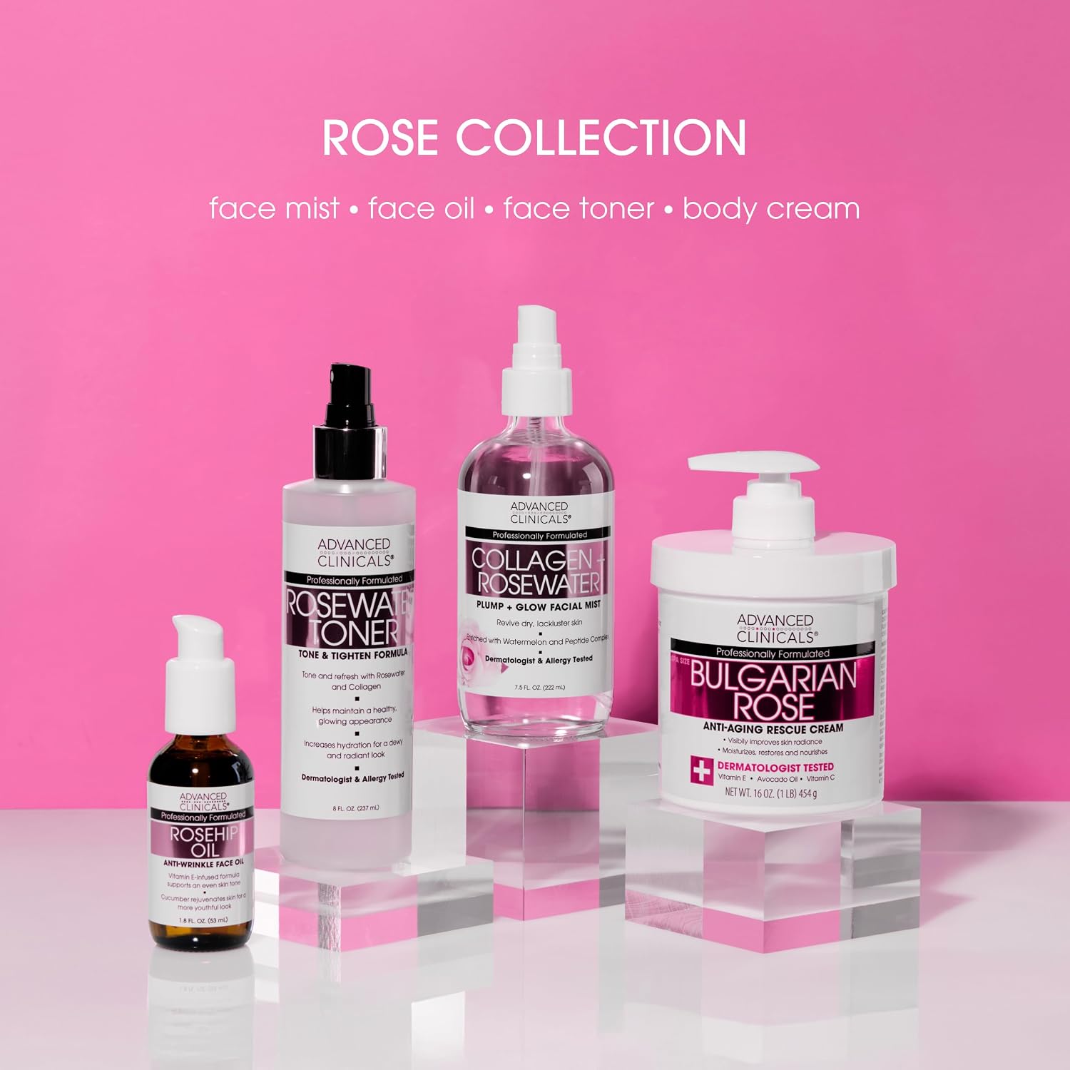 Advanced Clinicals Rosewater Toner 7