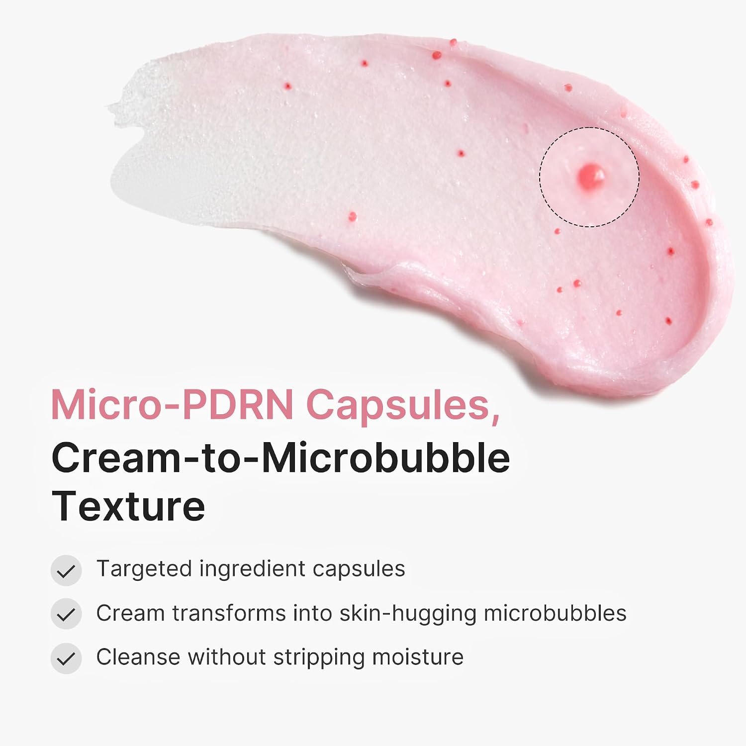 Medicube PDRN Pink Glutathione Capsule Cleansing Foam 6
