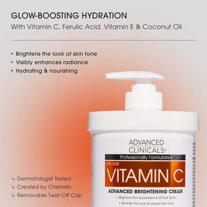Advanced Clinicals Vitamin C Advanced Brightening Cream 2