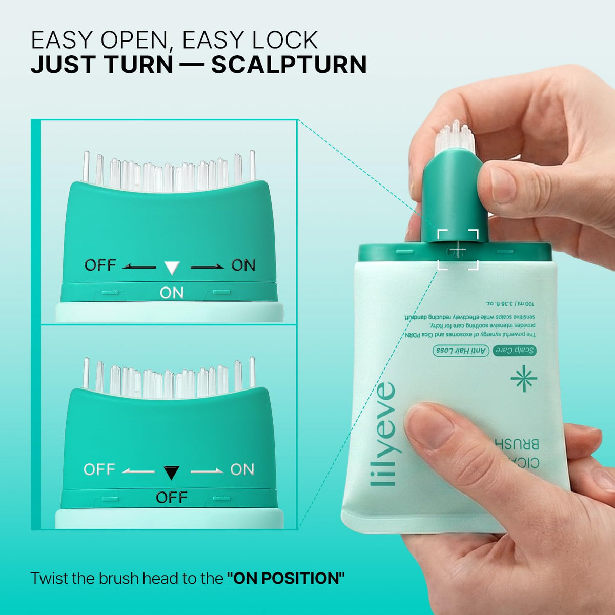 LILYEVE Scalp Turn Cica PDRN Brush Ampoule 6
