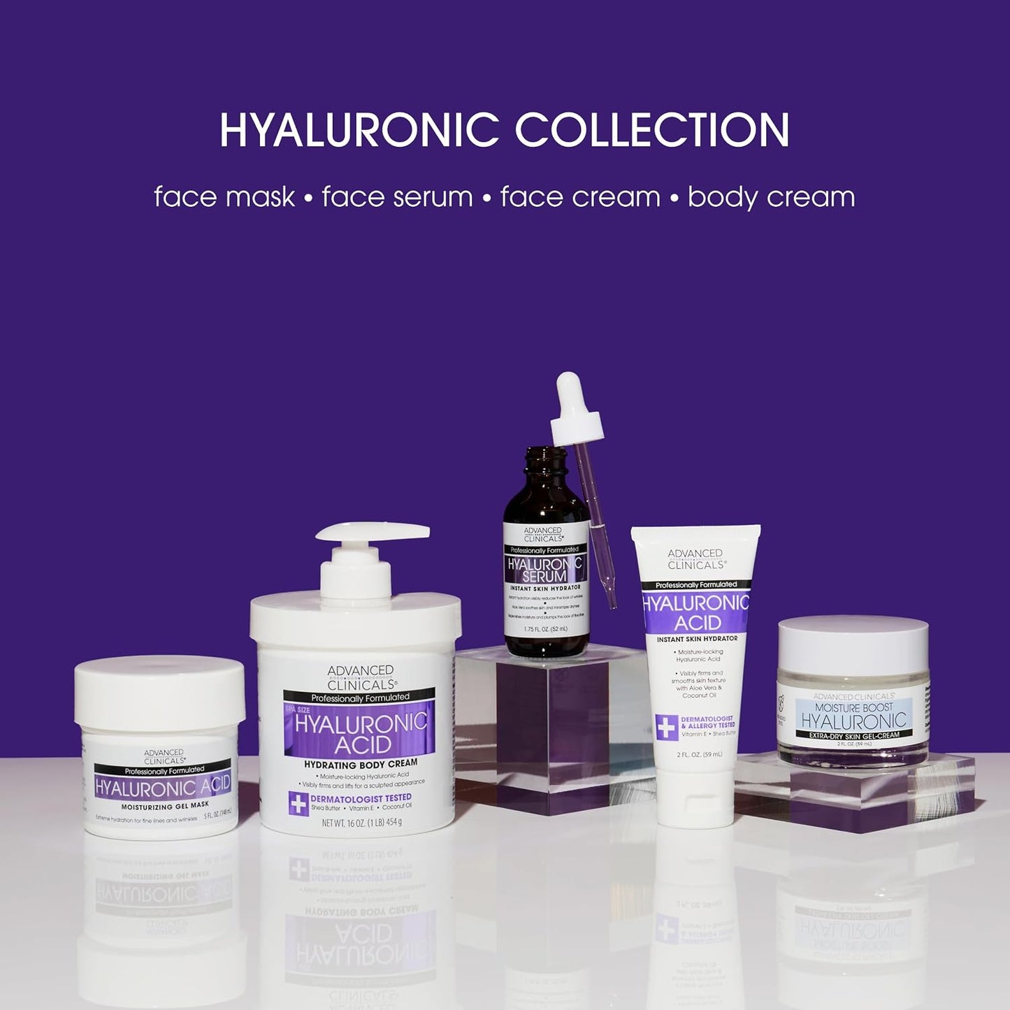 Advanced Clinicals Hyaluronic Serum 6