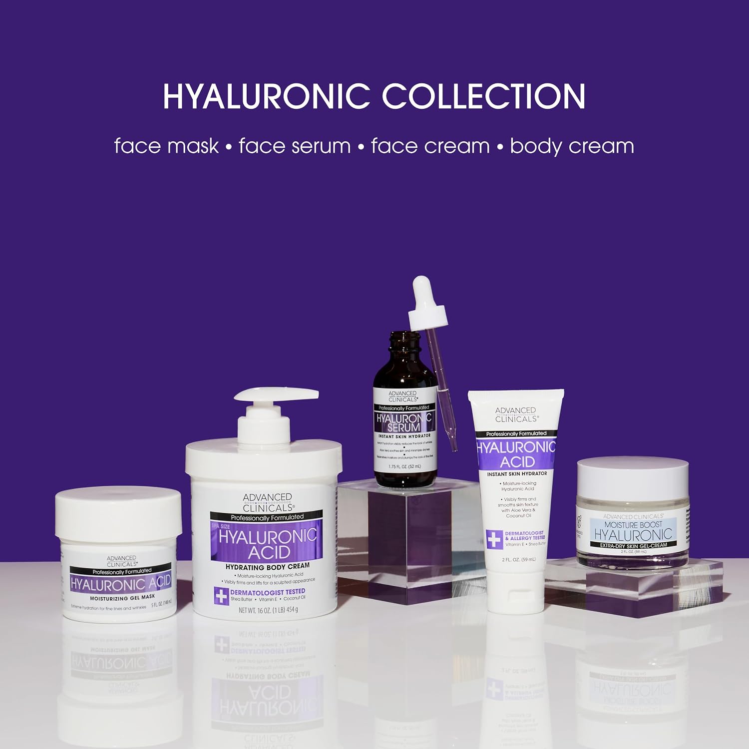 Advanced Clinicals Hyaluronic Serum 6