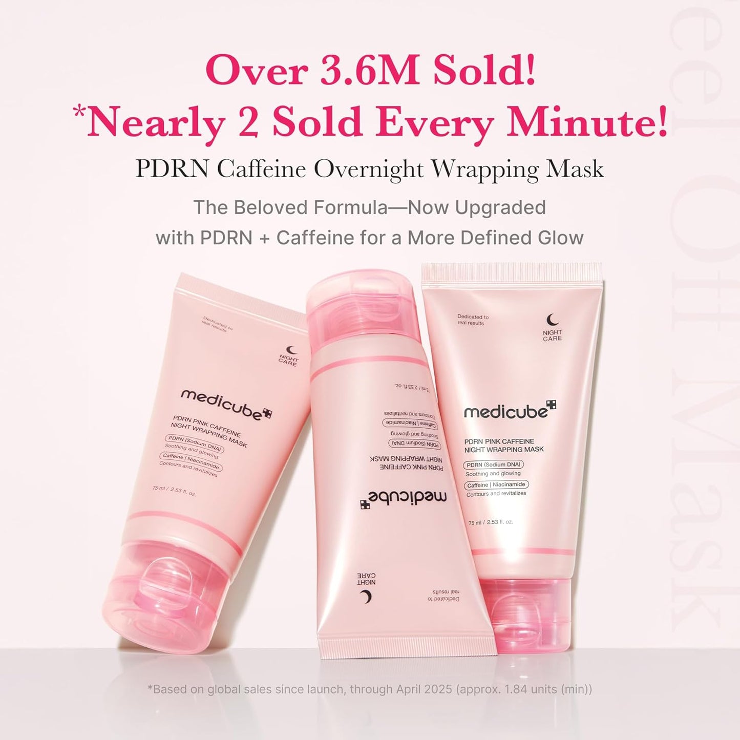 PDRN Caffeine Overnight Wrapping Peel-Off Facial Mask (75ml)
