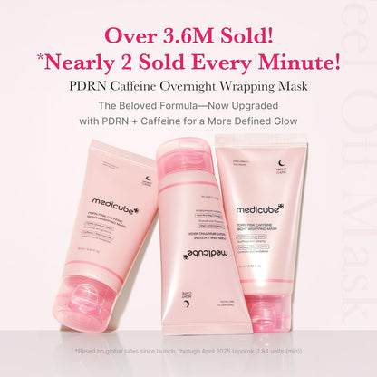 PDRN Caffeine Overnight Wrapping Peel-Off Facial Mask (75ml)