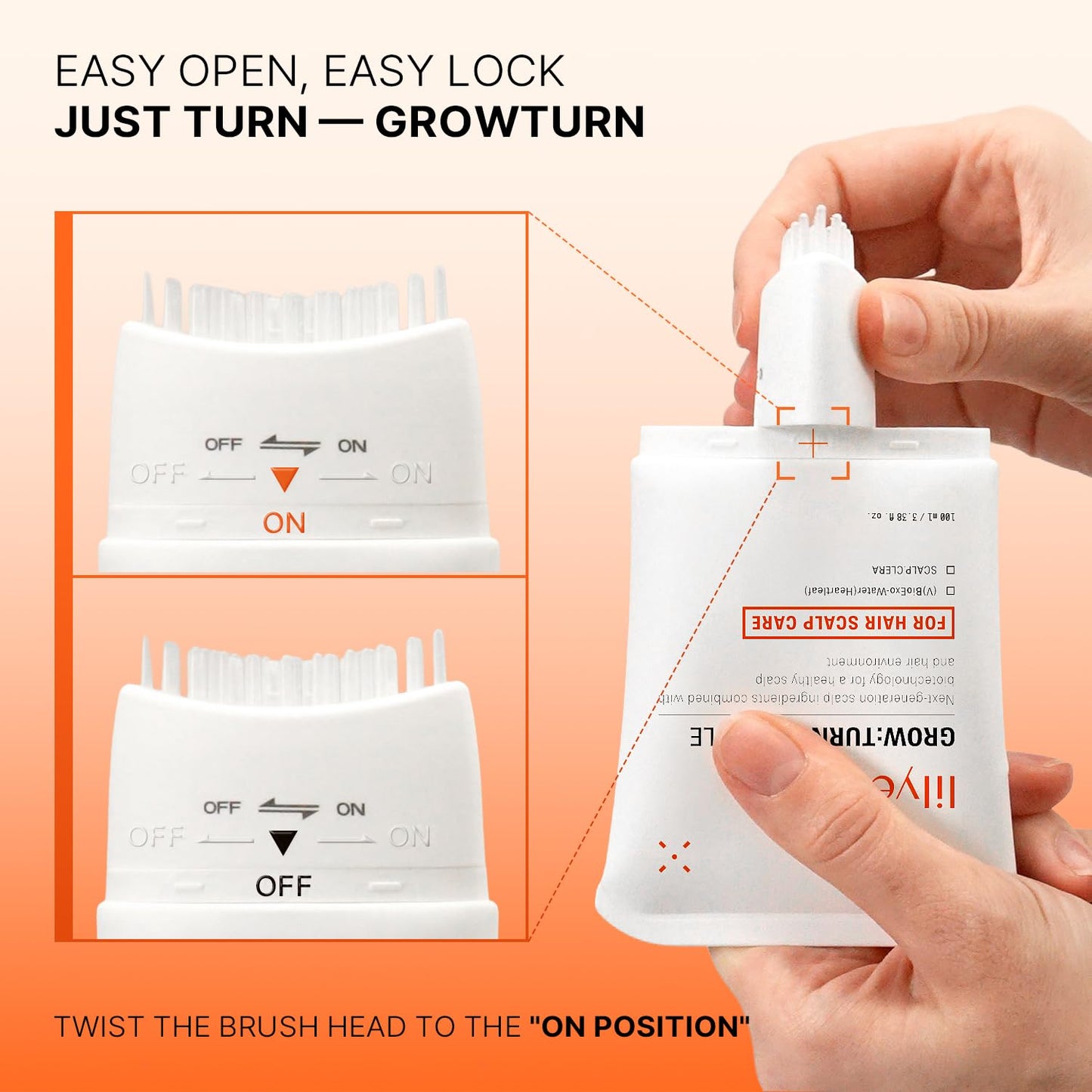 Lilyeve Grow Turn Exosome Brush Ampoule – 100 مل