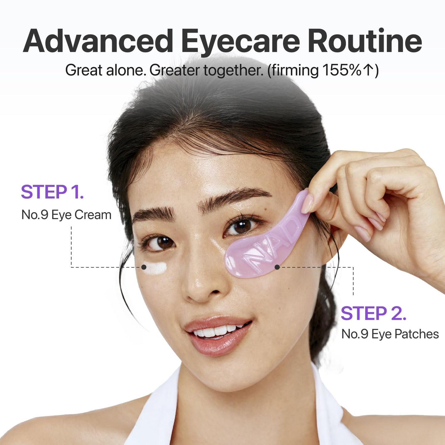 No.9 NAD+ Collagen Under Eye Patches 0.28oz×5ea