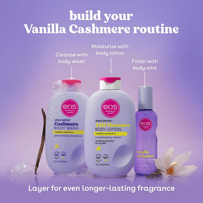 EOS Cashmere Body Wash Vanilla Cashmere 74ml 6