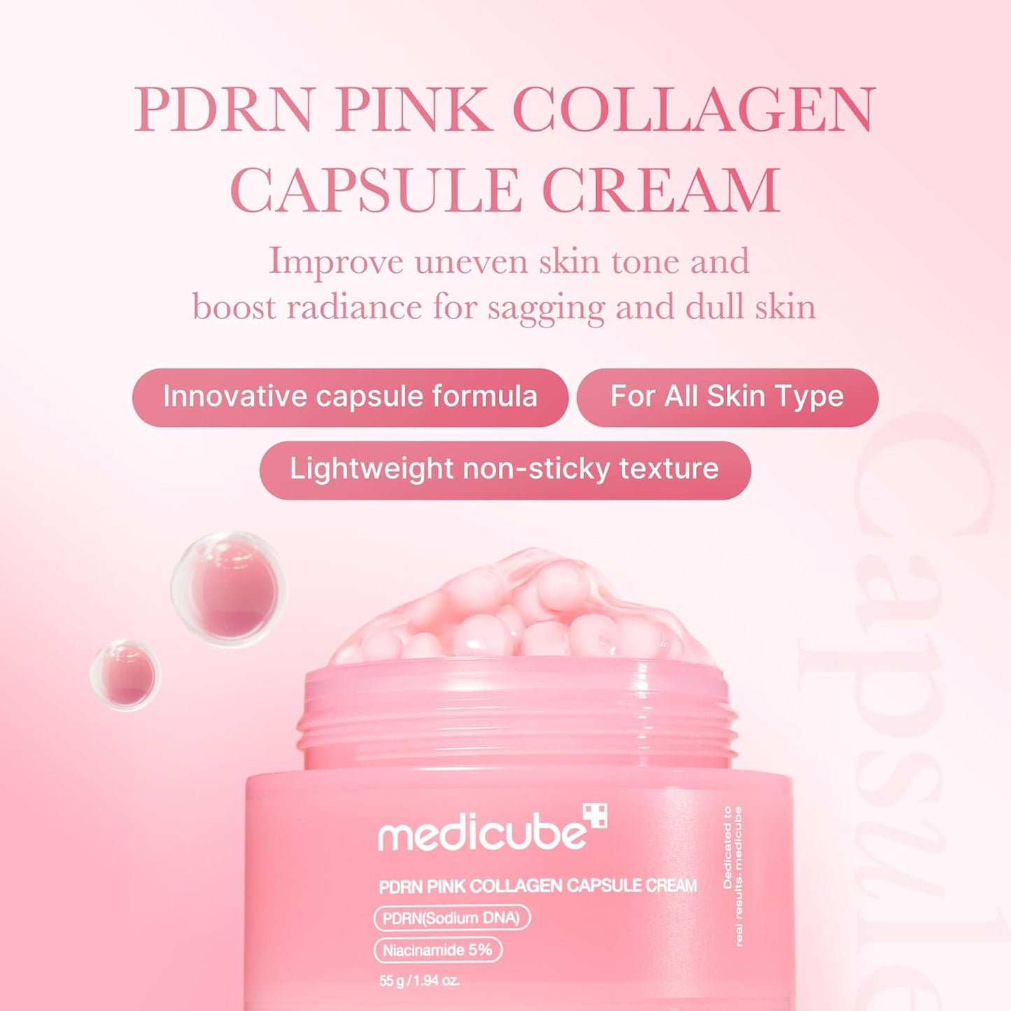 PDRN Pink Collagen Capsule Cream 50g