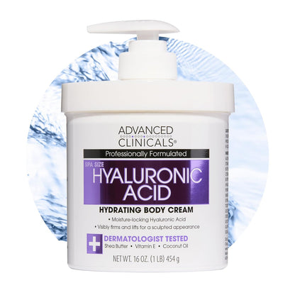 Advanced Clinicals - Hyaluronic Acid Instant Skin Hydrator 454grams