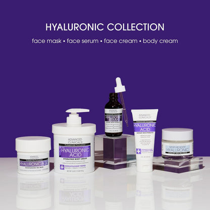 Advanced Clinicals - Hyaluronic Acid Instant Skin Hydrator 454grams