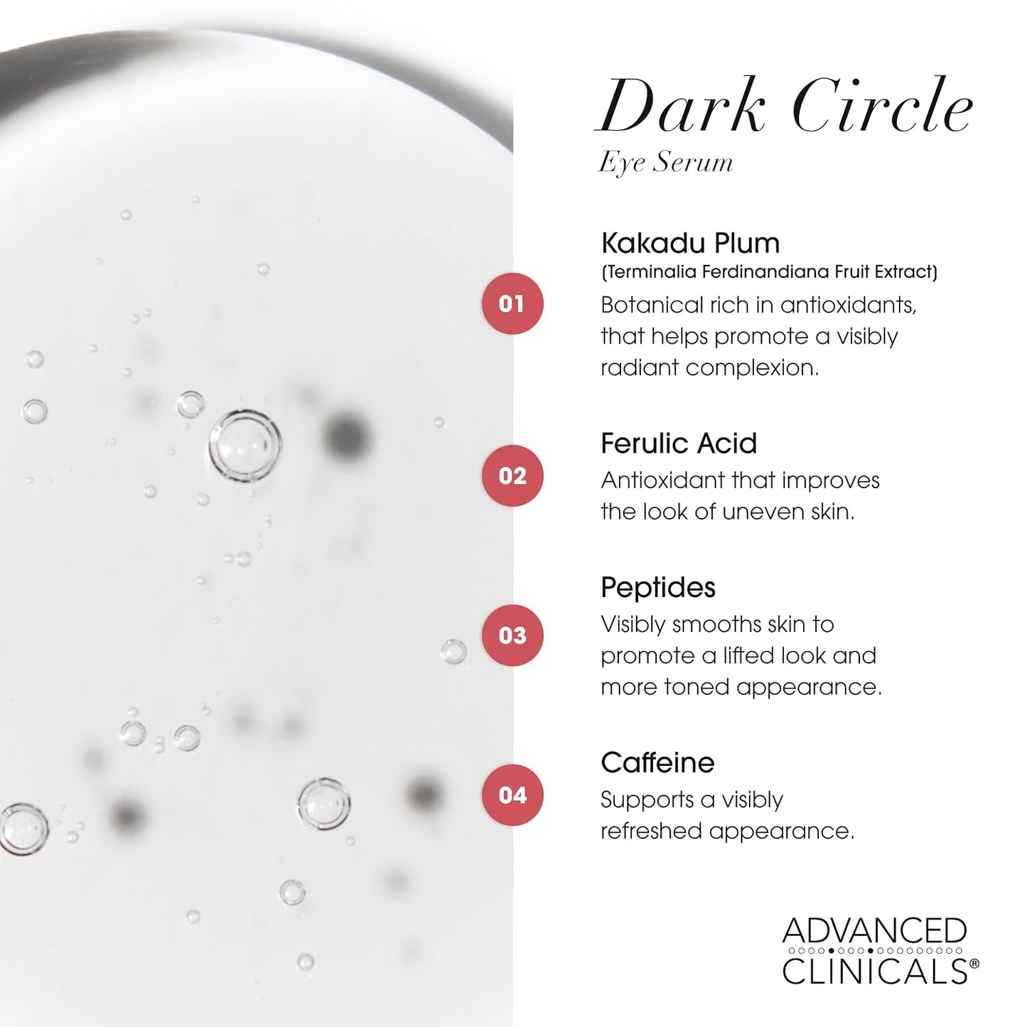 Advanced Clinicals Dark Circle Eye Serum 4