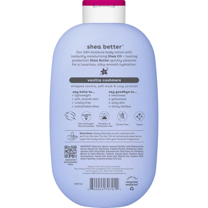 EOS - 24H Moisture Body Lotion, Vanilla Cashmere ,(473 ml)