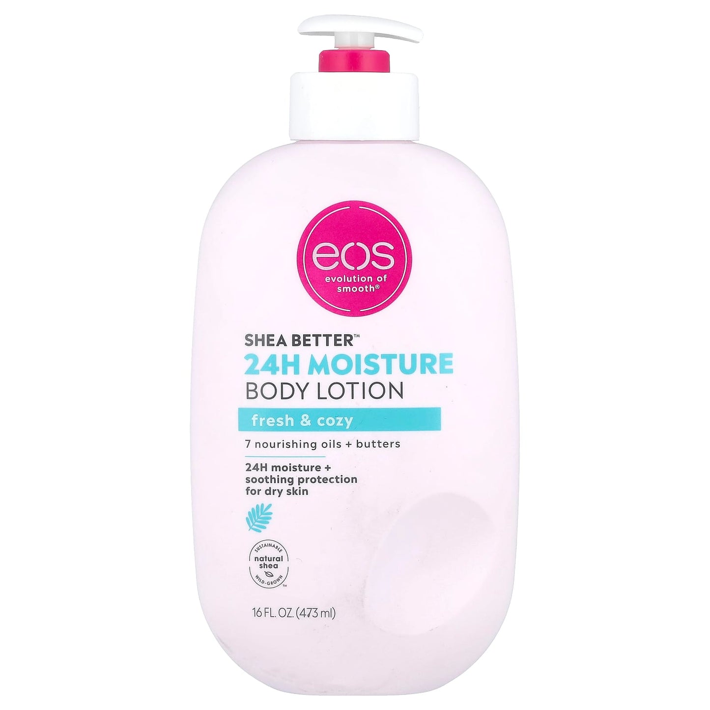 EOS - 24H Moisture Body Lotion, Fresh & Cozy,(473 ml)