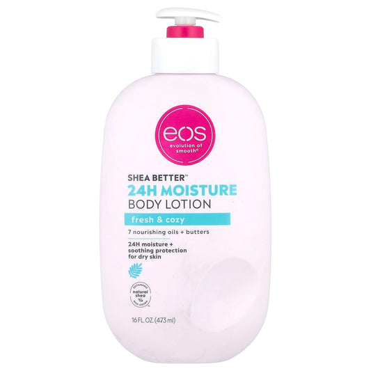 EOS - 24H Moisture Body Lotion, Fresh & Cozy,(473 ml)