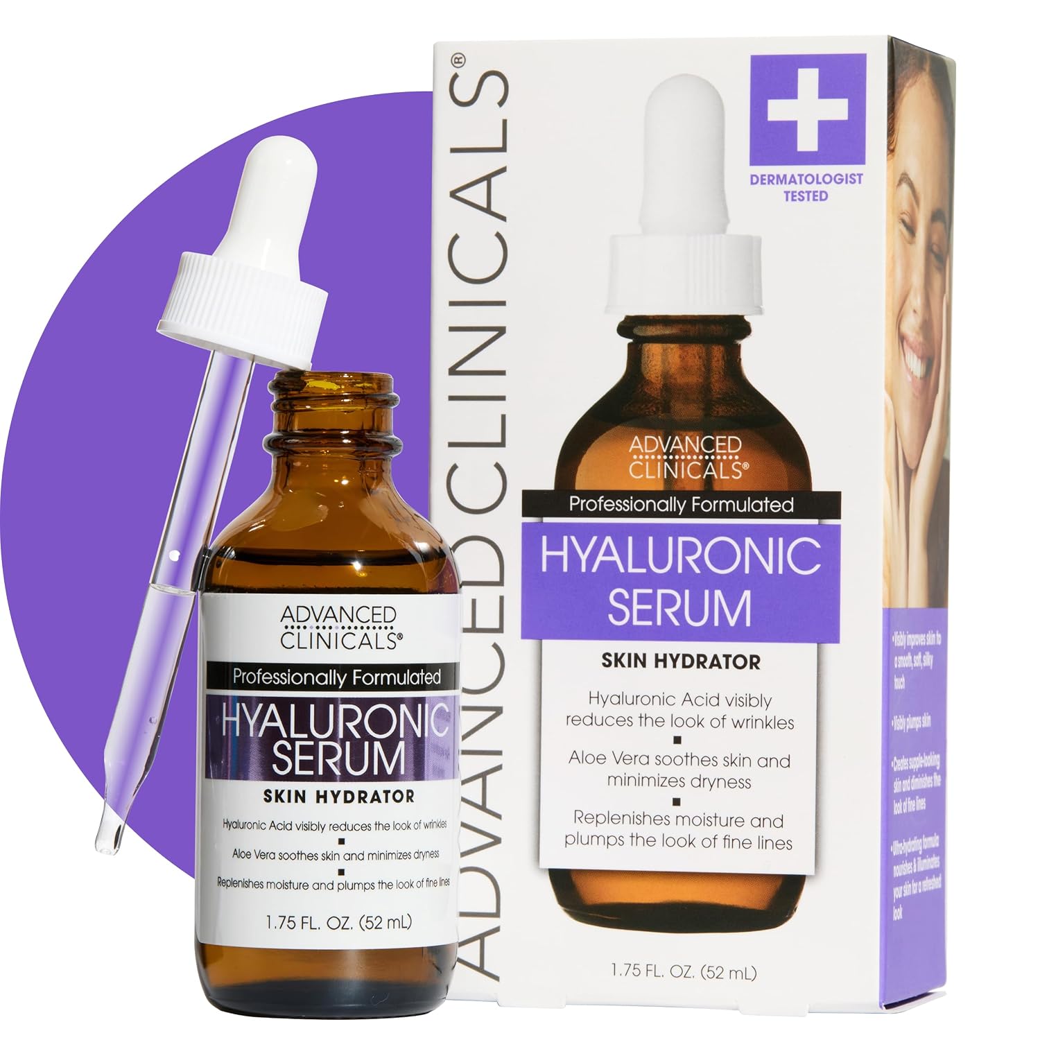 Advanced Clinicals Hyaluronic Serum 1