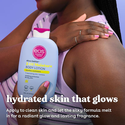 EOS - 24H Moisture Body Lotion, Vanilla Cashmere ,(473 ml)