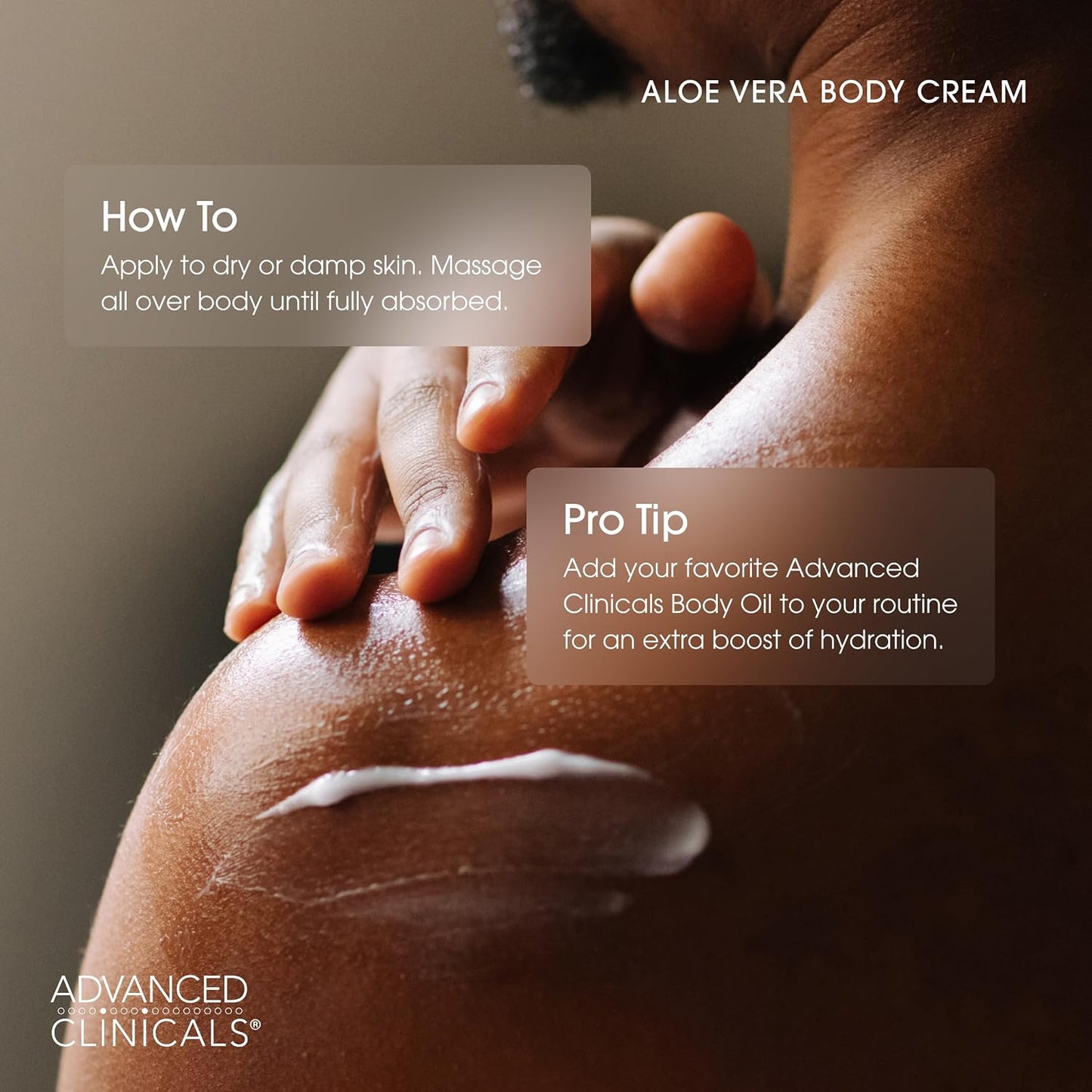 Advanced Clinicals Aloe Vera Soothe + Recover Cream 7