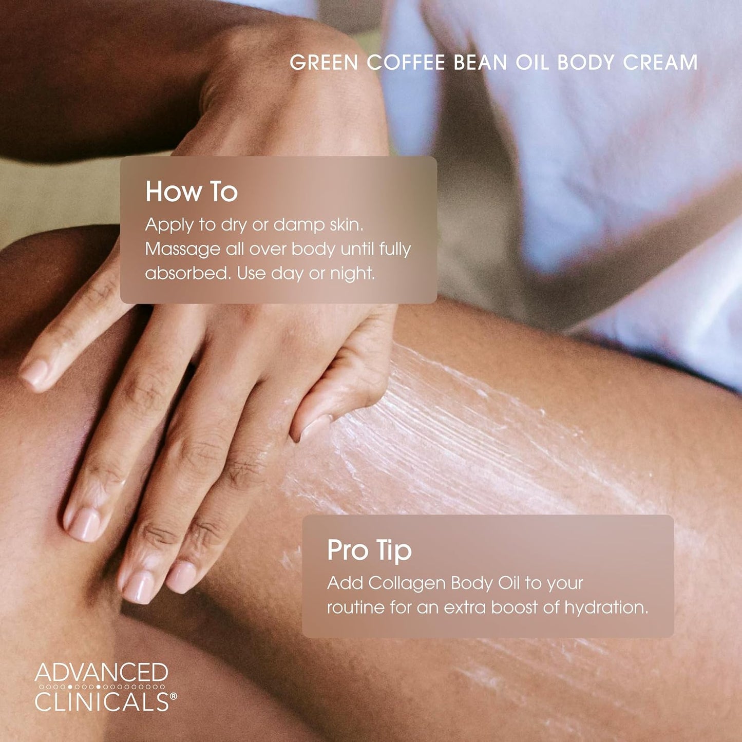 Advanced Clinicals Green Coffee Bean Oil Thermo-Firming Cream 7
