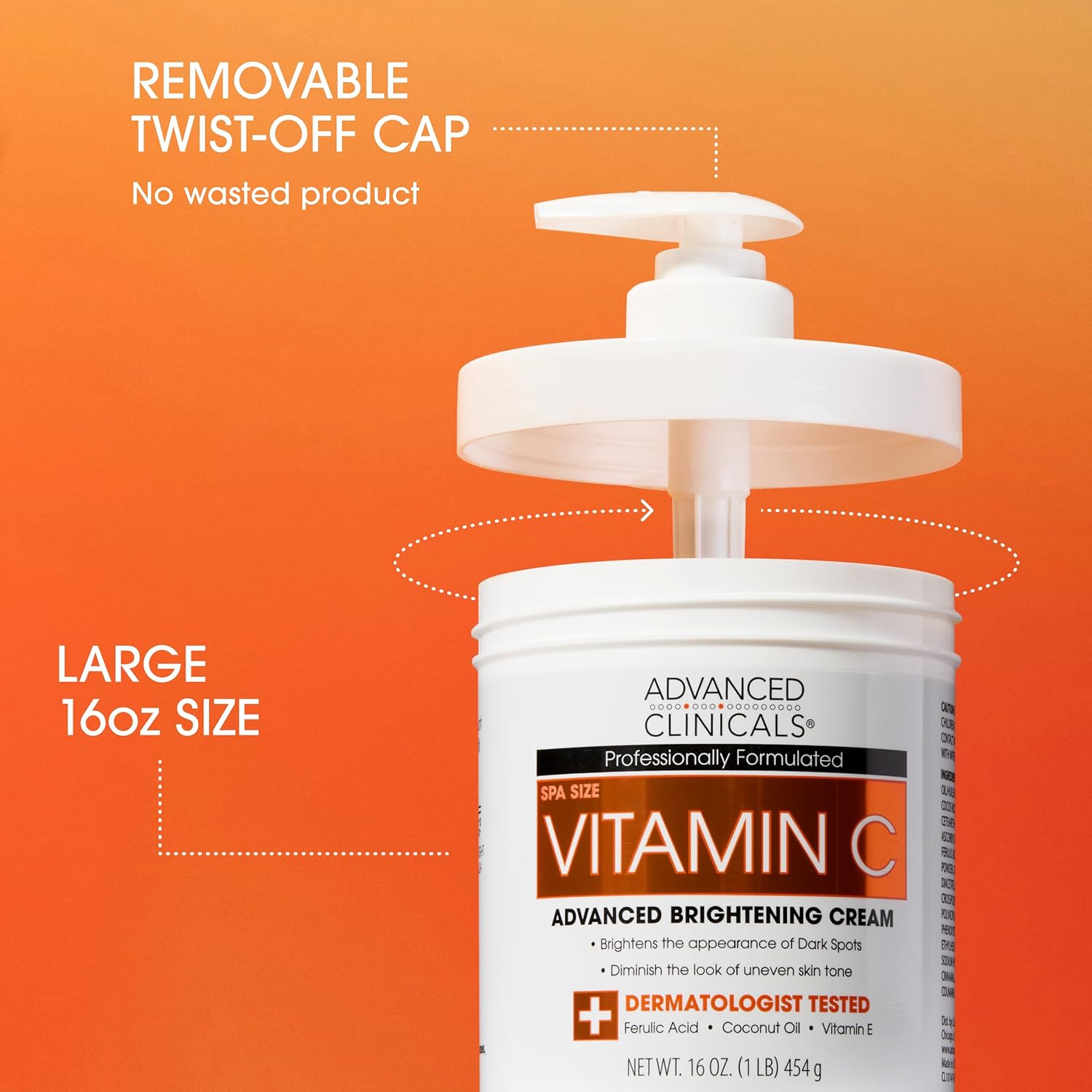 Advanced Clinicals Vitamin C Advanced Brightening Cream 3