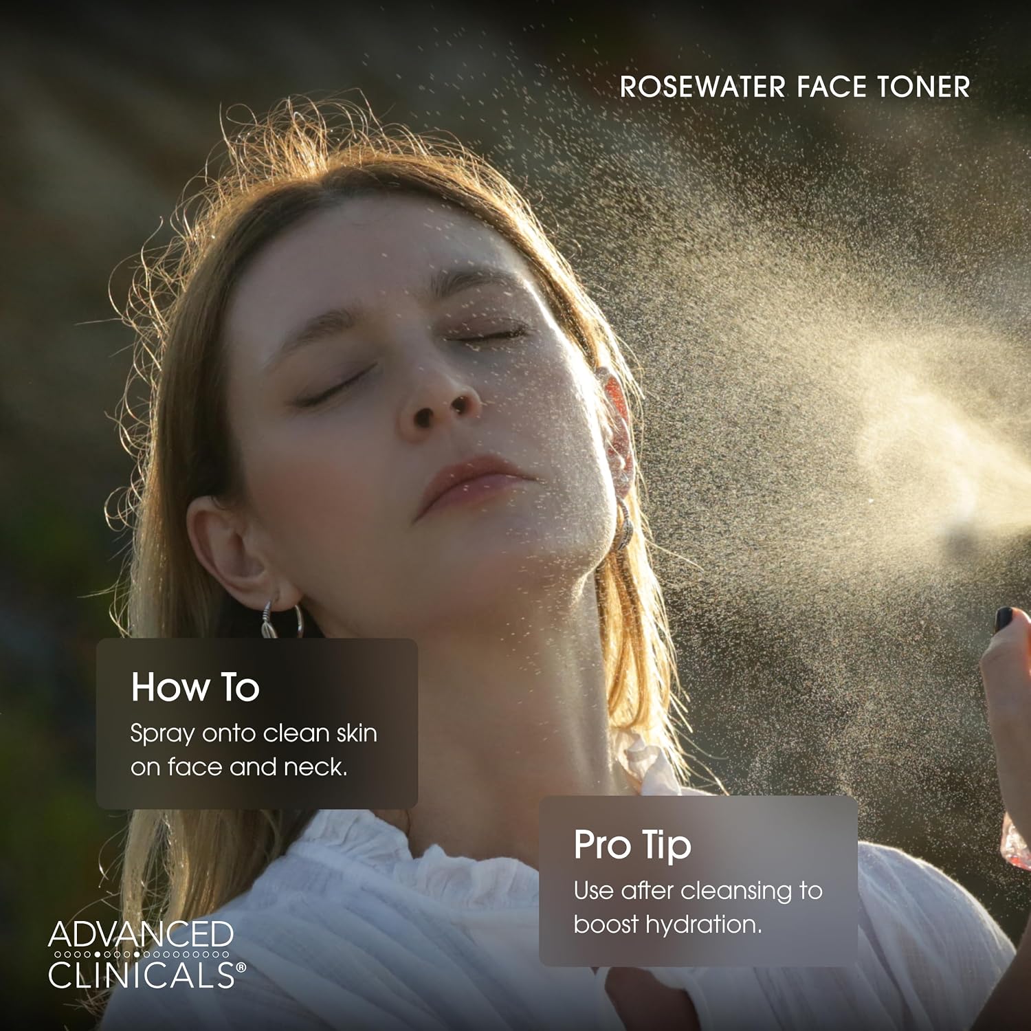 Advanced Clinicals Rosewater Toner 5