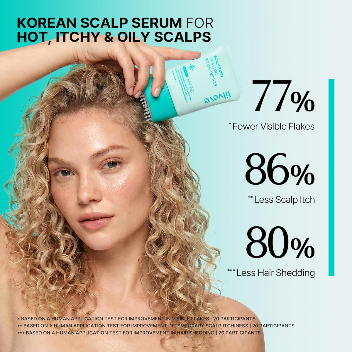 LILYEVE Scalp Turn Cica PDRN Brush Ampoule 3
