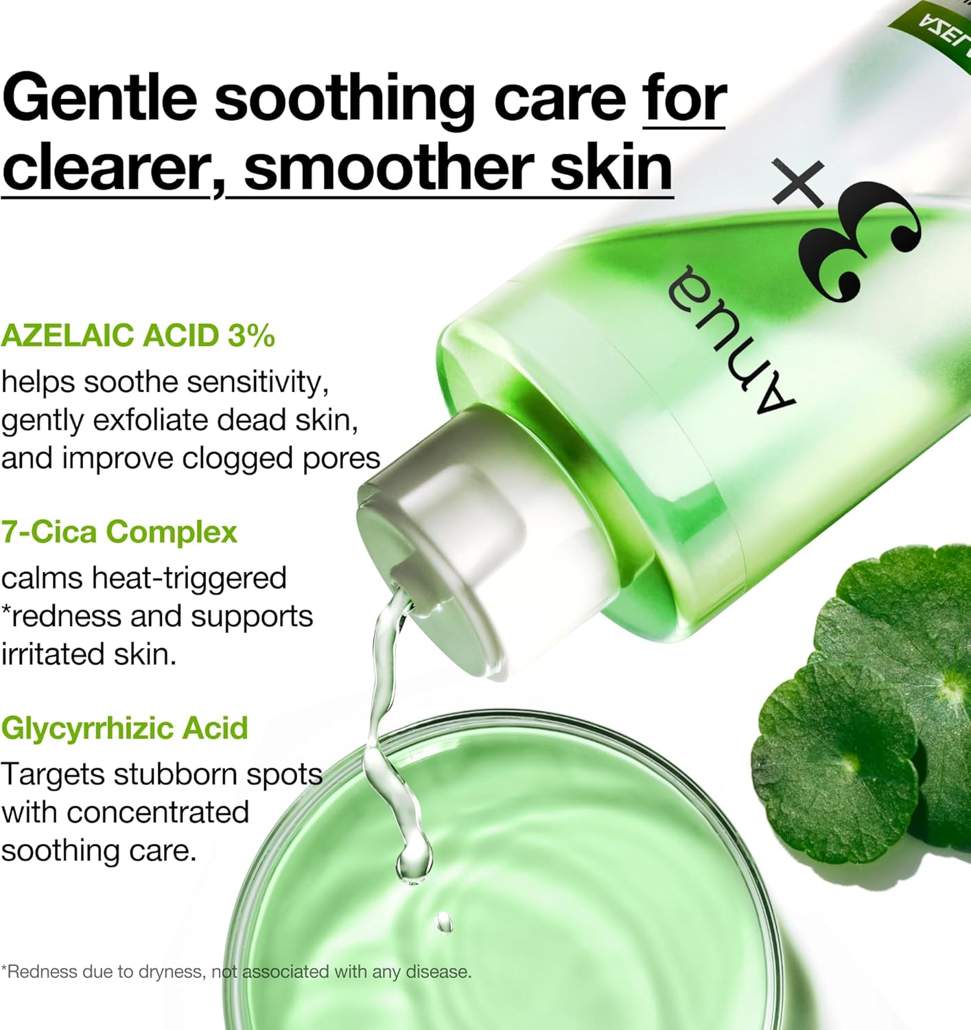 Azelaic Acid 3 + Cica Skin Clarifying Toner (250ml)