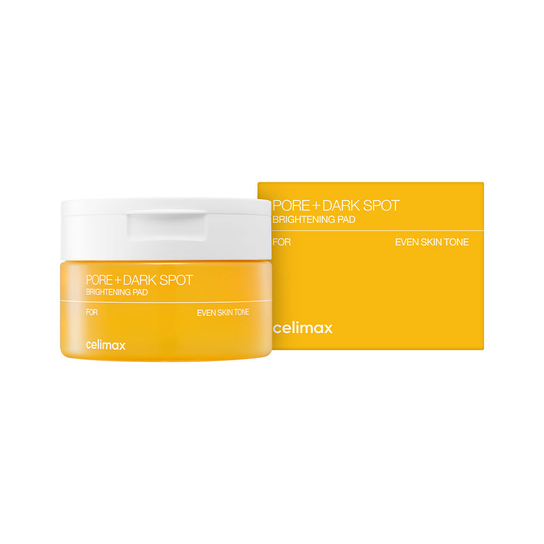 Celimax Pore + Dark Spot Brightening Pad 100ml - Jar and Box