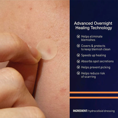 PanOxyl Overnight Spot Patches 40 Clear Patches - Acne Patches