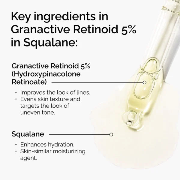 Granactive Retinoid 5% in Squalane - 1 oz / 30 ml