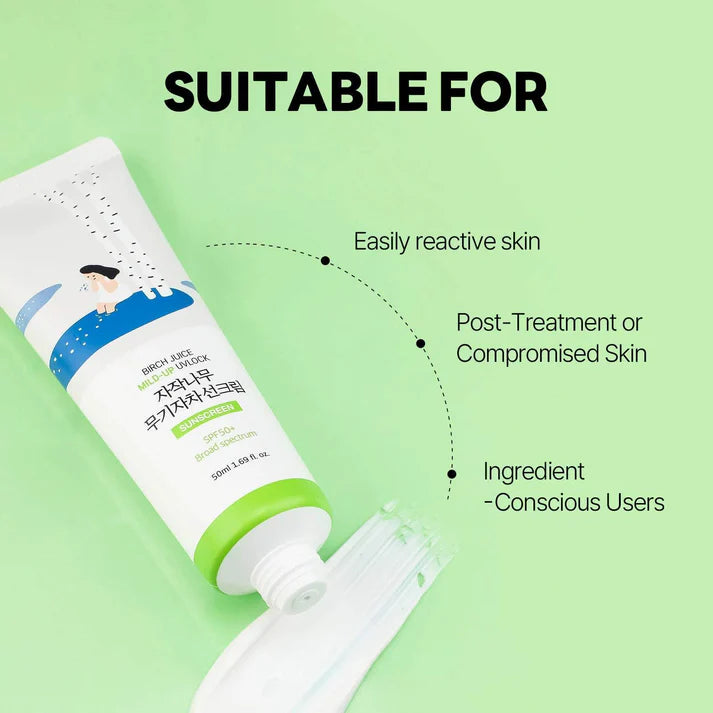 ROUND LAB - Birch Juice Mild-Up Sunscreen 50ml 