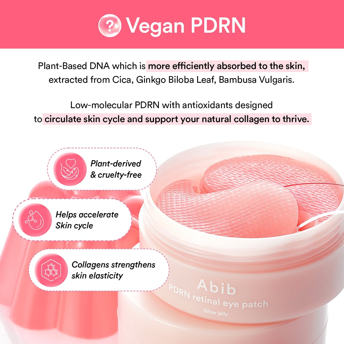 Abib PDRN Retinal Eye Patch Glow Jelly