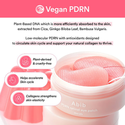 Abib PDRN Retinal Eye Patch Glow Jelly