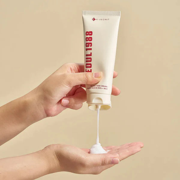 SEOUL 1988 Cream: Snail Mucin 93% + Rice (100ml)