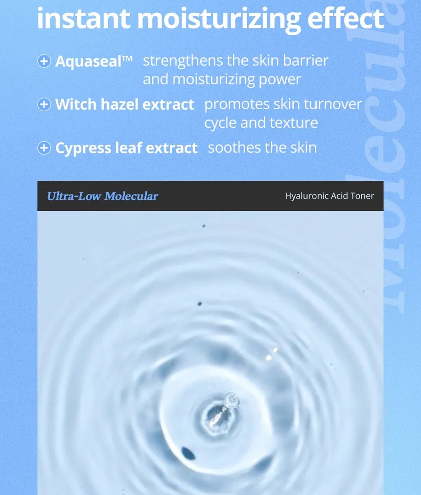 Ultra-Low Molecular Hyaluronic Acid Toner  300Ml