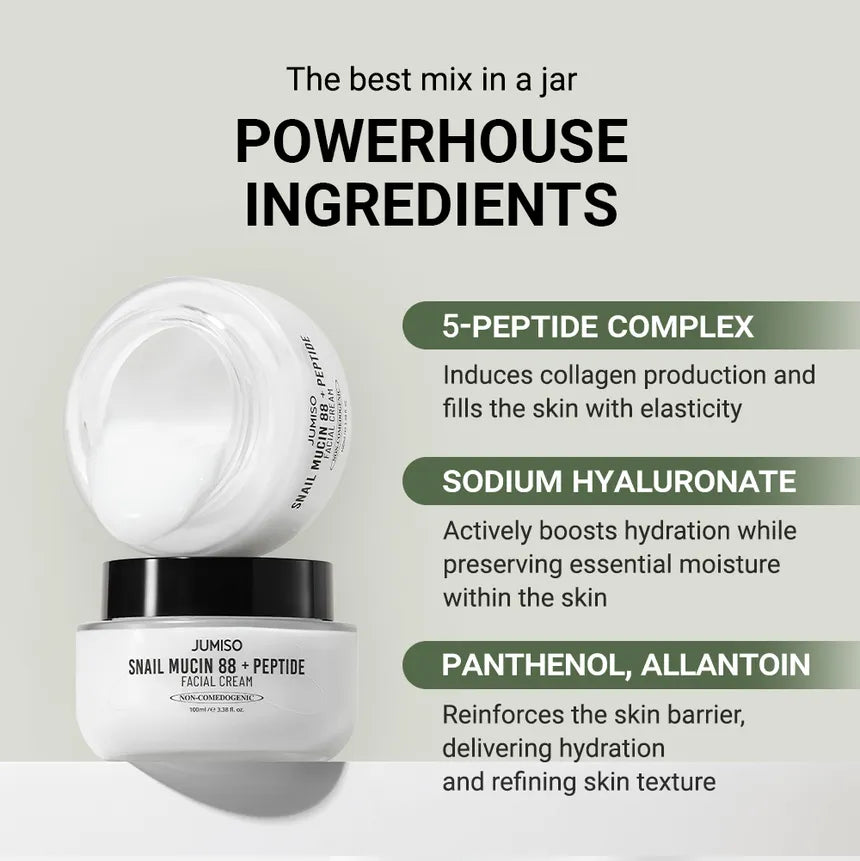 Snail Mucin 88 + Peptide Facial Cream 100ml