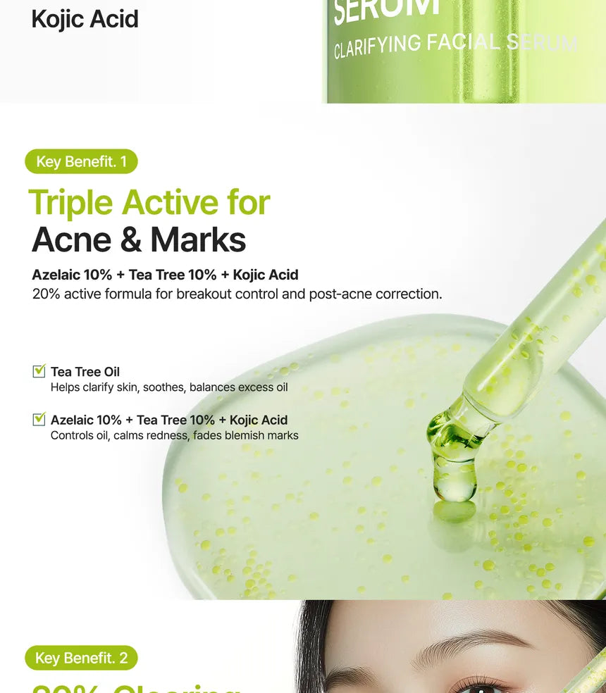 Purito SEOUL - Azelaic Acid 10 Kojic Tea Tree Serum