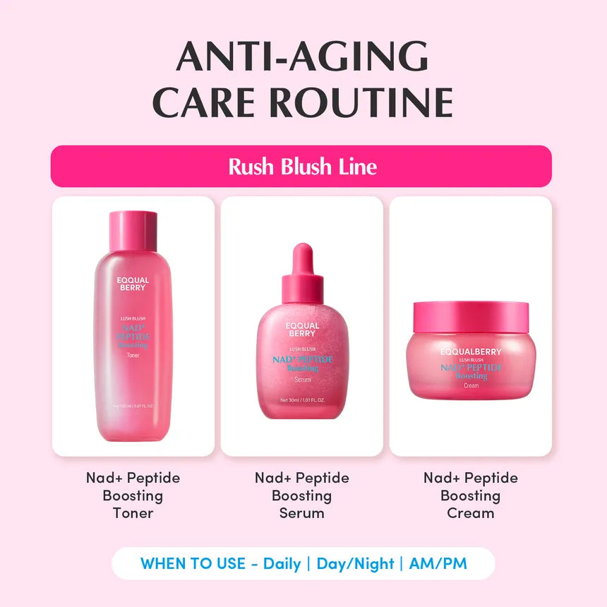 EQQUALBERRY - NAD+ Peptide Boosting Toner