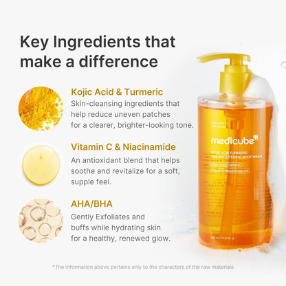 Kojic Acid Turmeric Vita Brightening Body Wash 3