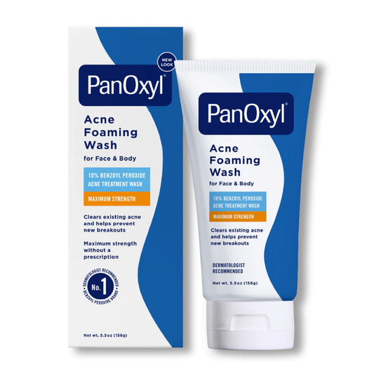 PanOxyl Acne Foaming Wash Benzoyl Peroxide 10% Maximum Strength - 156g