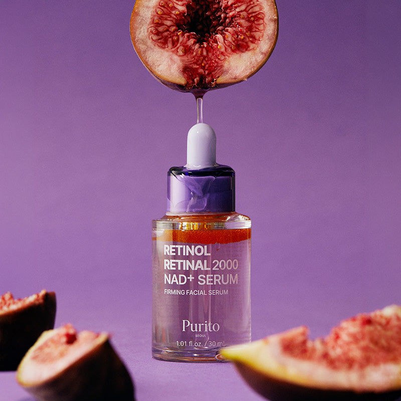 Purito Retinol Retinal 2000 NAD+ Serum with fig
