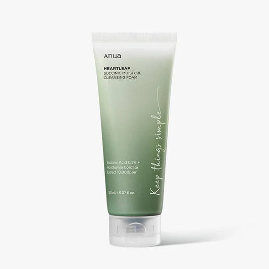 Anua - Heartleaf Succinic Moisture Cleansing Foam