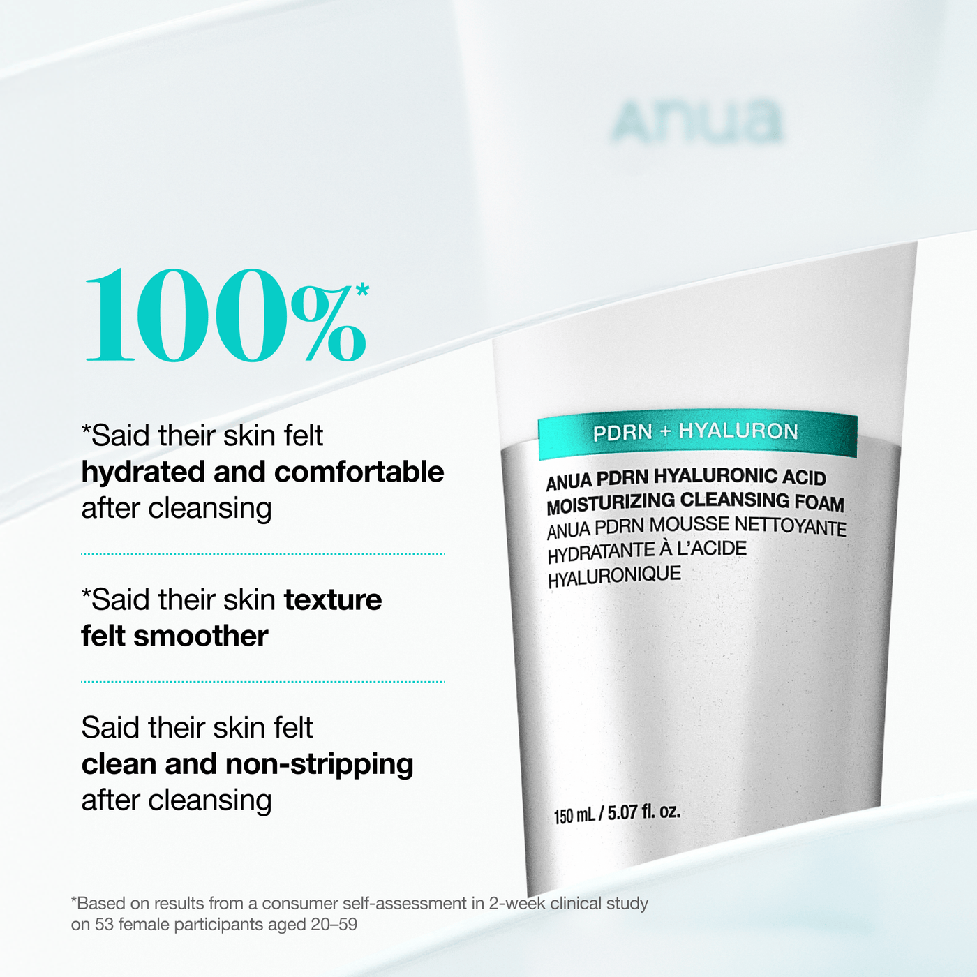 PDRN Hyaluronic Acid Moisturizing Cleansing Foam (150ml)
