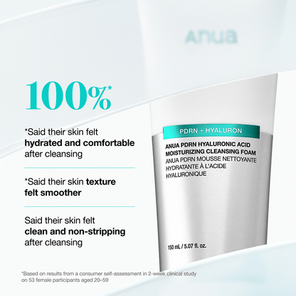 PDRN Hyaluronic Acid Moisturizing Cleansing Foam (150ml)